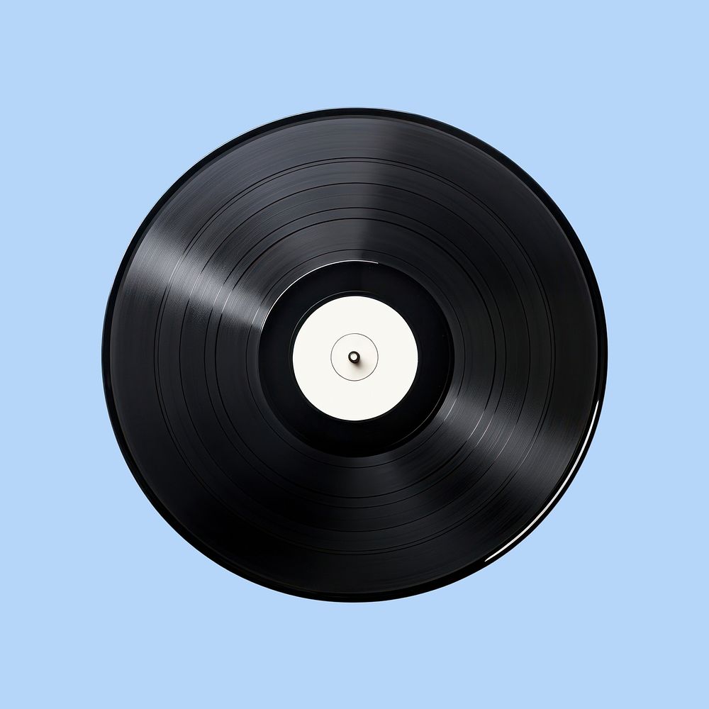 Record wheel white background vinyl record. AI generated Image by rawpixel.
