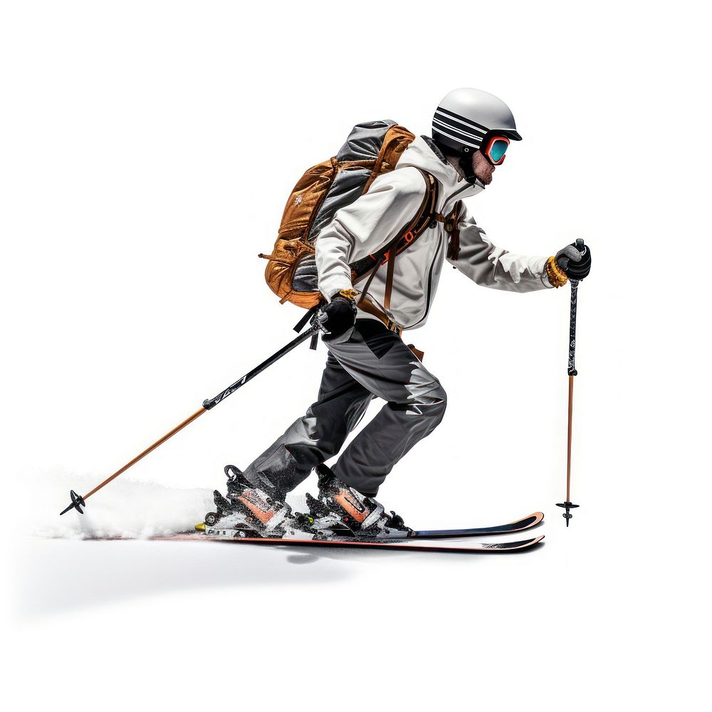 Skiing recreation footwear outdoors. AI generated Image by rawpixel.