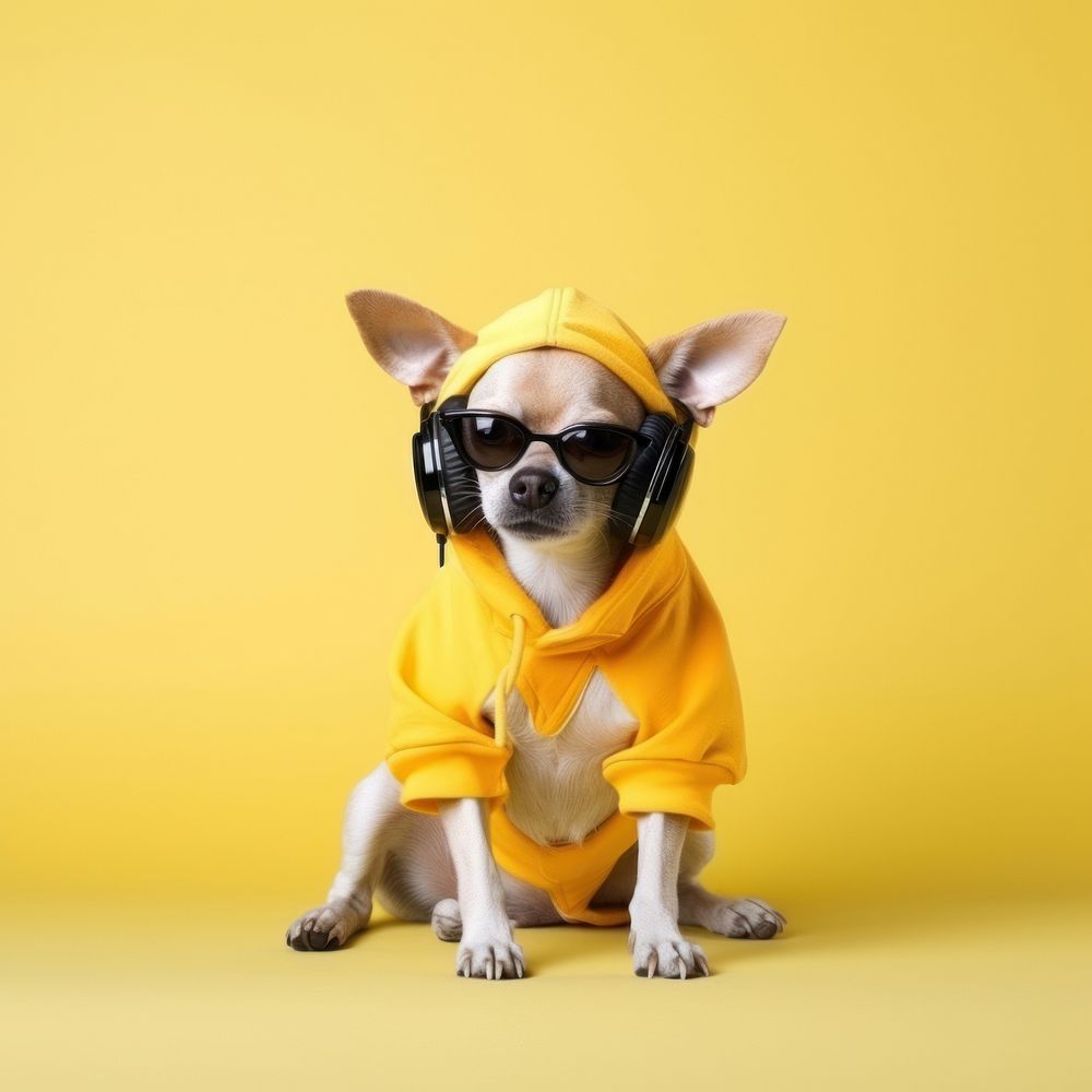 Portrait dog glasses mammal. AI | Free Photo - rawpixel