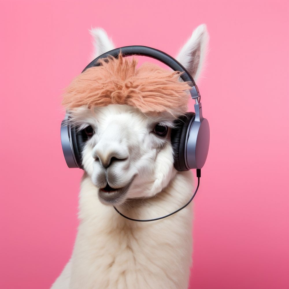 Headphones headset mammal animal. 