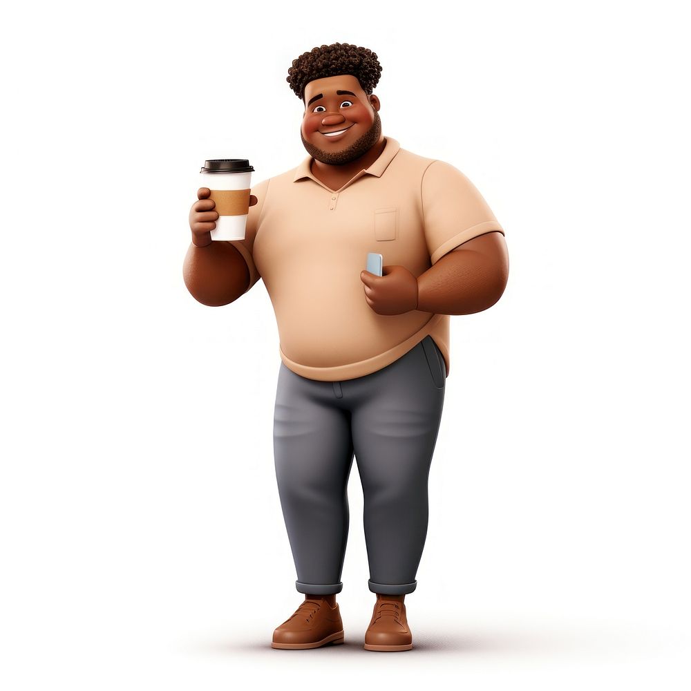 Cup portrait standing cartoon. AI generated Image by rawpixel.