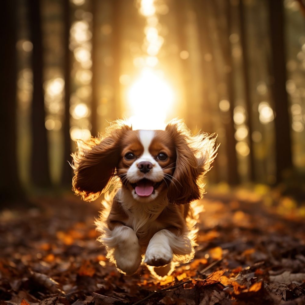 Spaniel mammal animal puppy. AI generated Image by rawpixel.