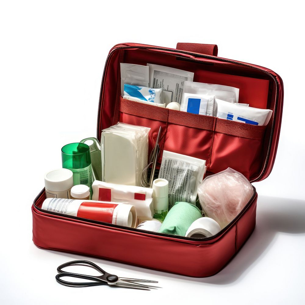 White background container first aid furniture. AI generated Image by rawpixel.