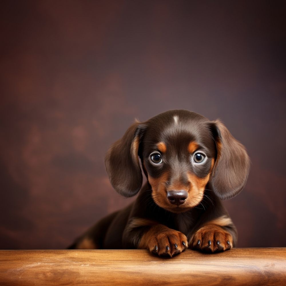 Animal puppy dachshund mammal. AI generated Image by rawpixel.