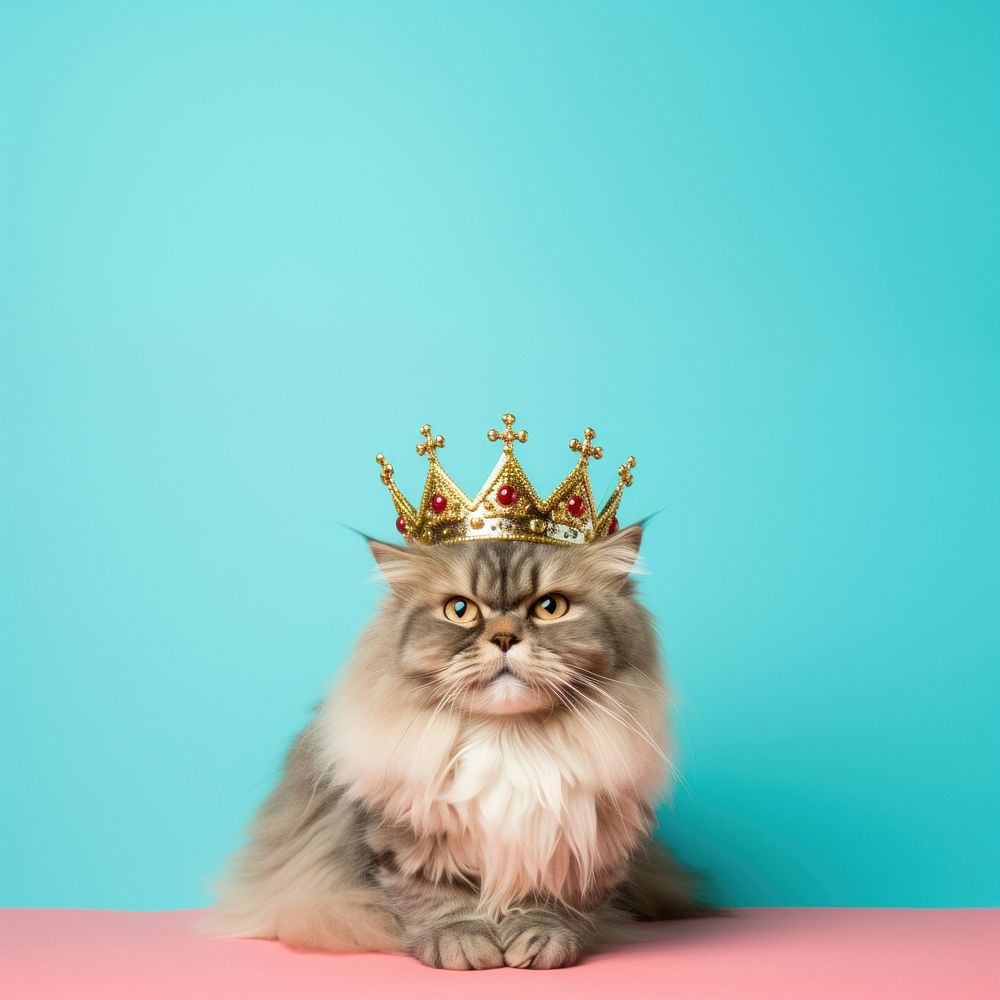 Mammal animal kitten crown. AI generated Image by rawpixel.