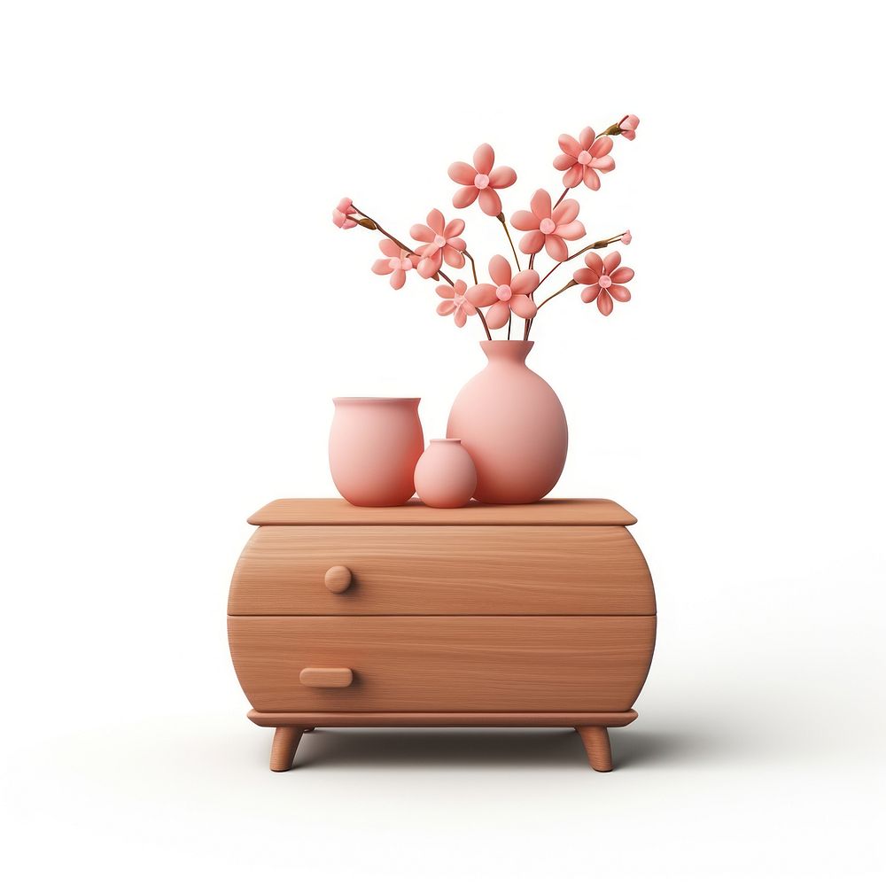 Flower vase furniture plant. AI generated Image by rawpixel.