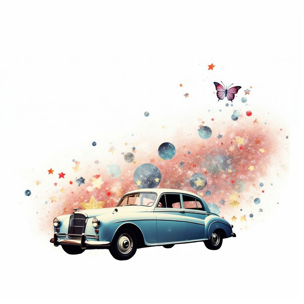 Car vehicle art transportation. AI generated Image by rawpixel.