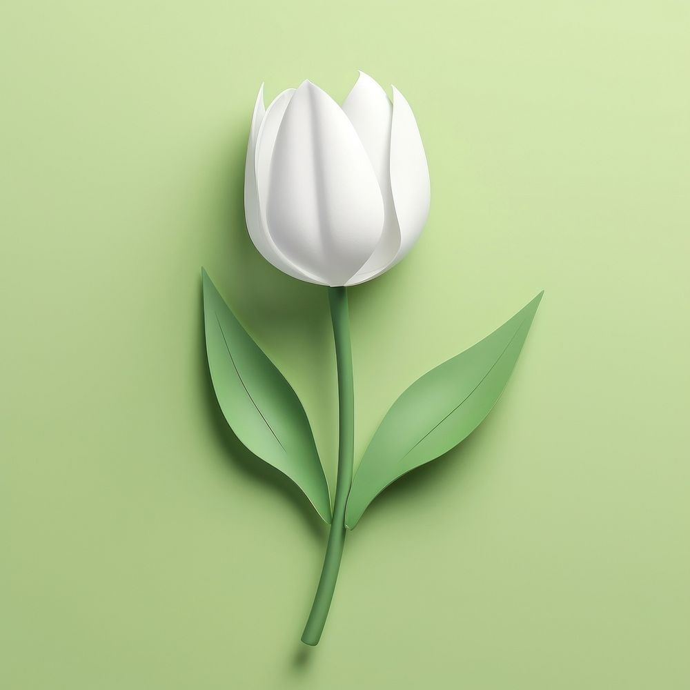 Flower tulip blossom petal. AI generated Image by rawpixel.