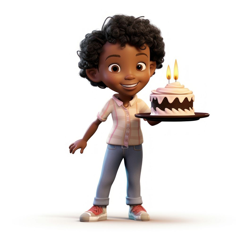 Cake dessert person child. AI generated Image by rawpixel.