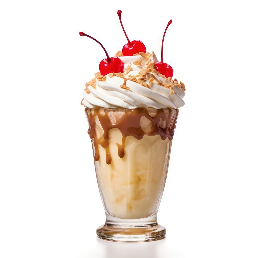 Cream milk milkshake dessert. AI generated Image by rawpixel.