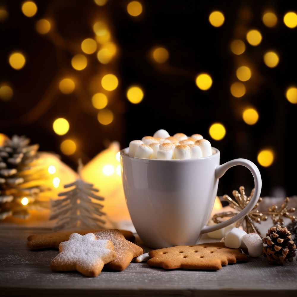 Drink cup christmas cookie. 