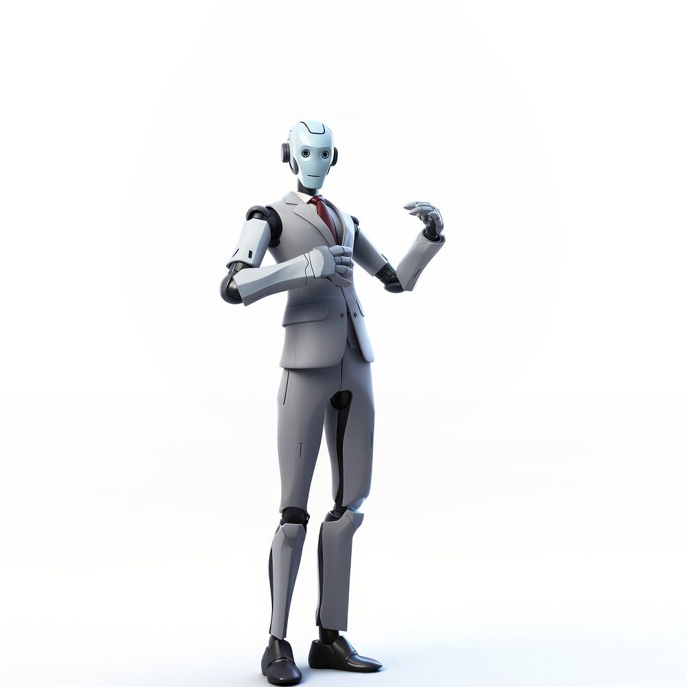 Robot cartoon adult human. AI generated Image by rawpixel.