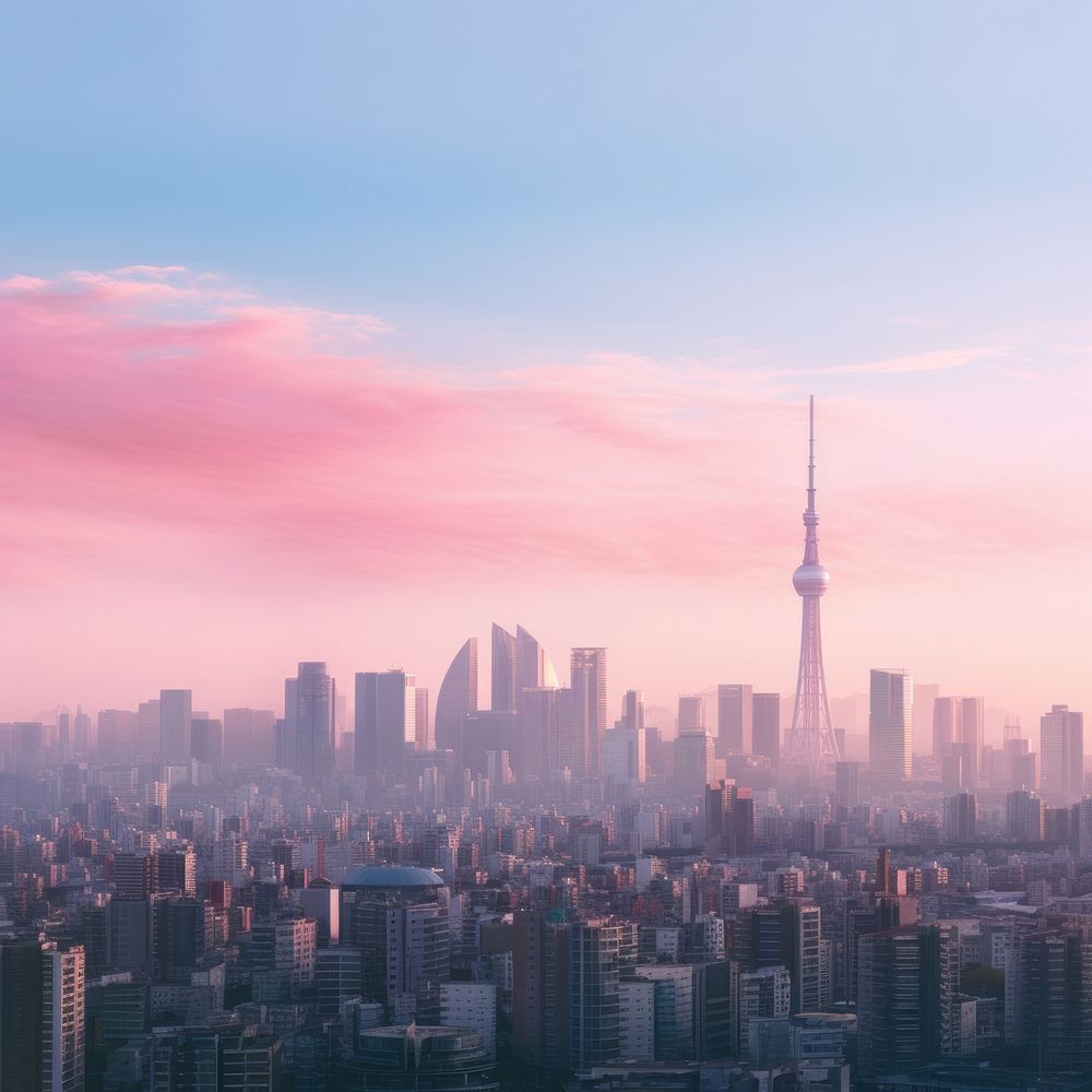 Nature architecture metropolis cityscape. AI generated Image by rawpixel.