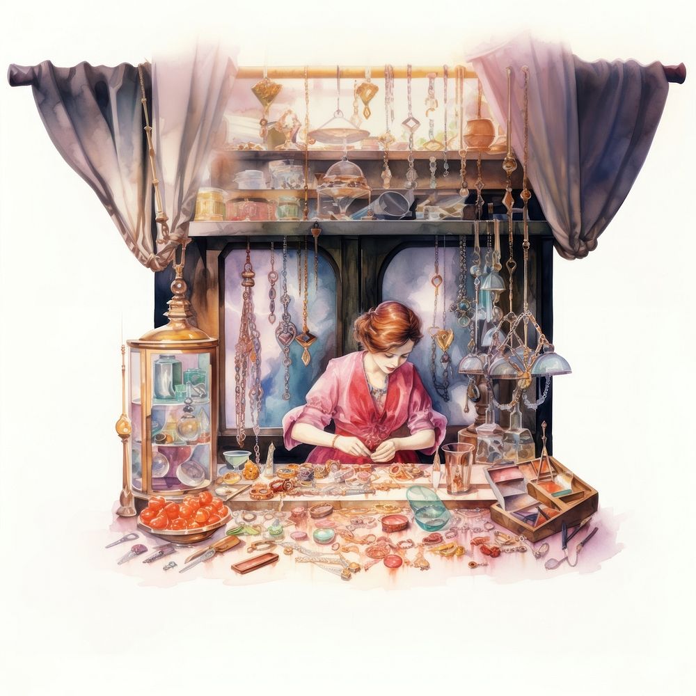 Architecture painting adult art.