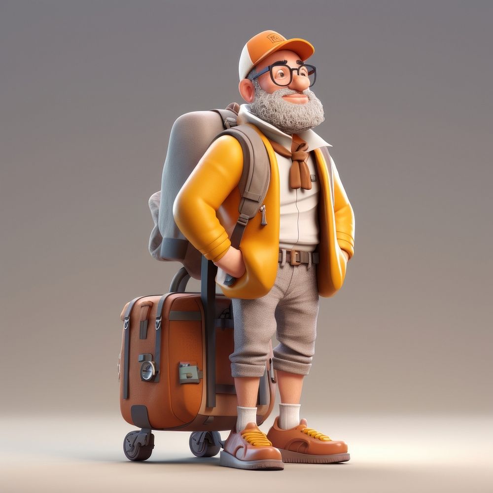 Luggage travel adult suitcase. AI | Free Photo Illustration - rawpixel