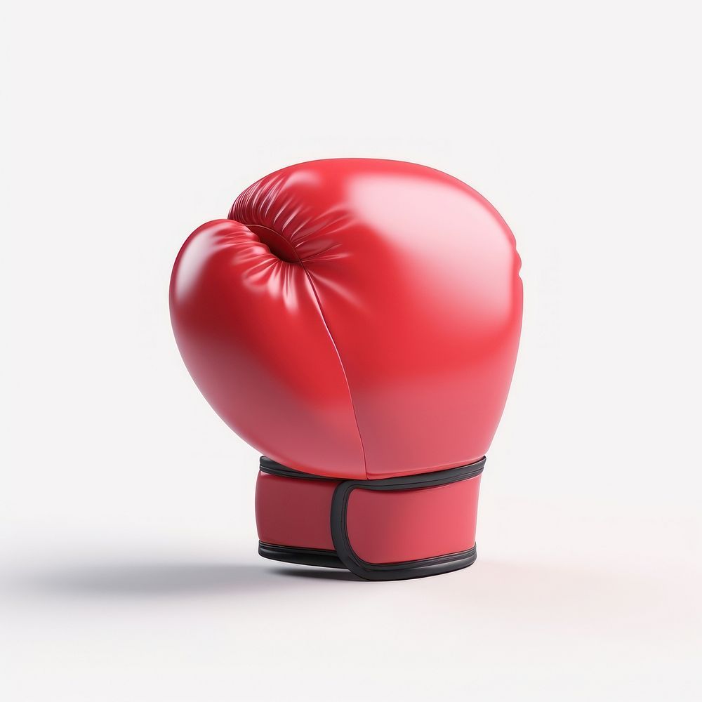 Boxing glove white background boxing glove. 