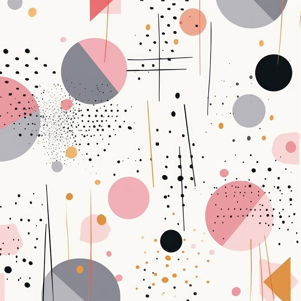 Confetti pattern abstract pink