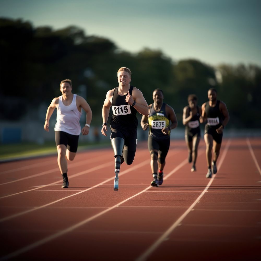 Sports adult determination competition. AI generated Image by rawpixel.