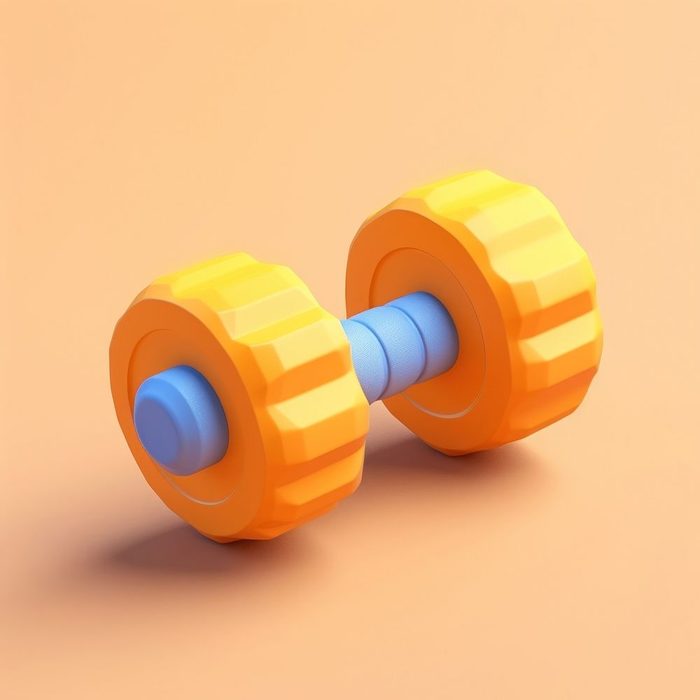 Dumbbell gym weightlifting bodybuilding. AI generated Image by rawpixel.