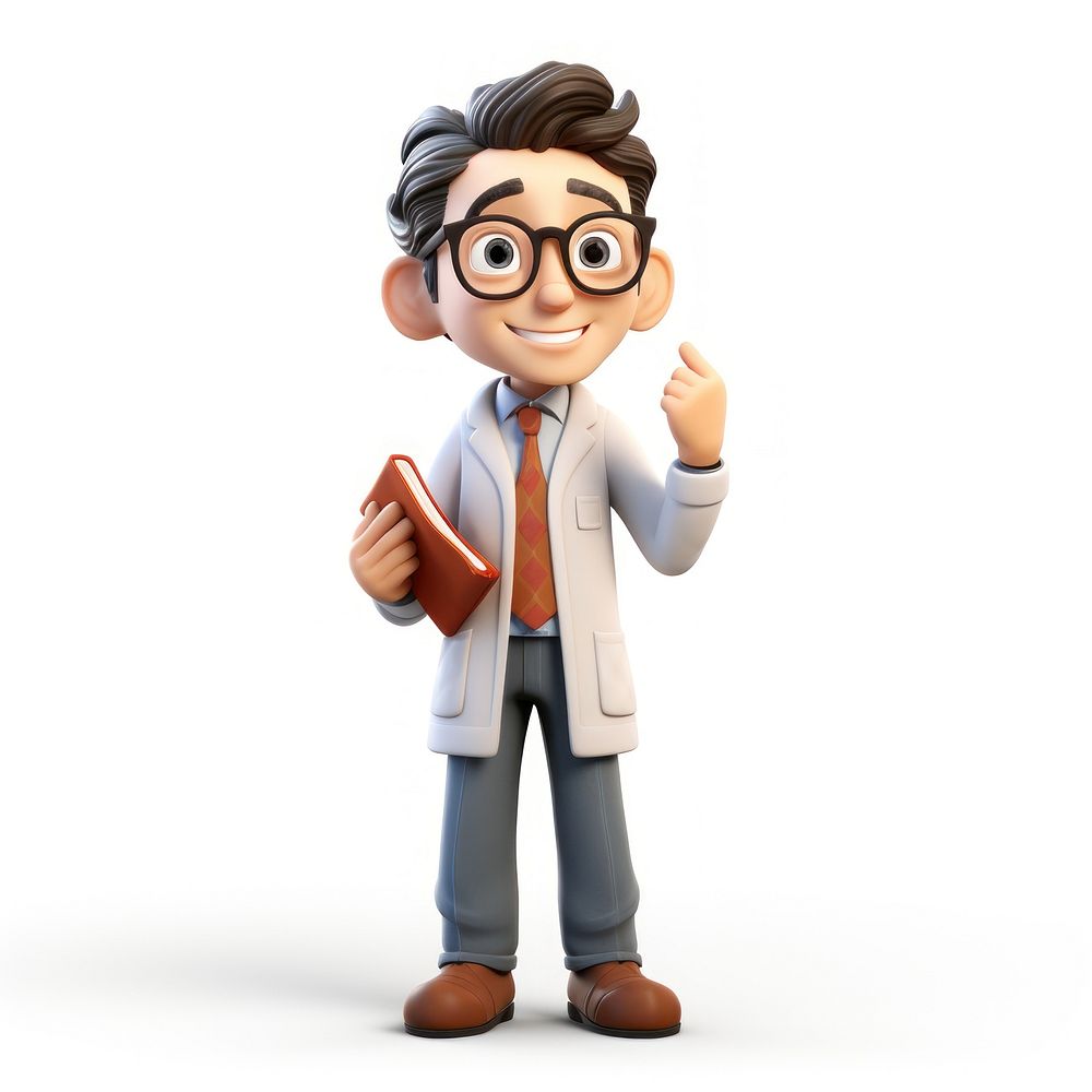 Cartoon white background stethoscope technology. AI generated Image by rawpixel.