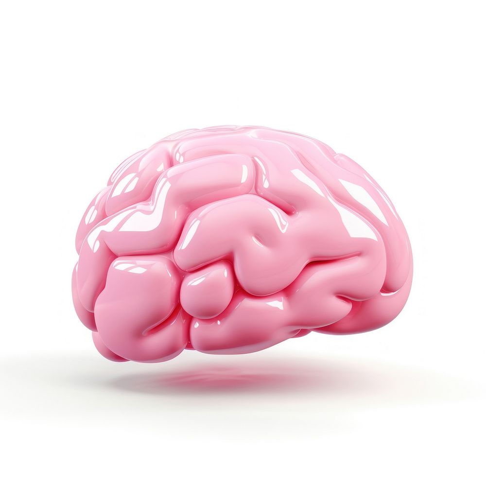 Brain pink accessories investment. AI generated Image by rawpixel.