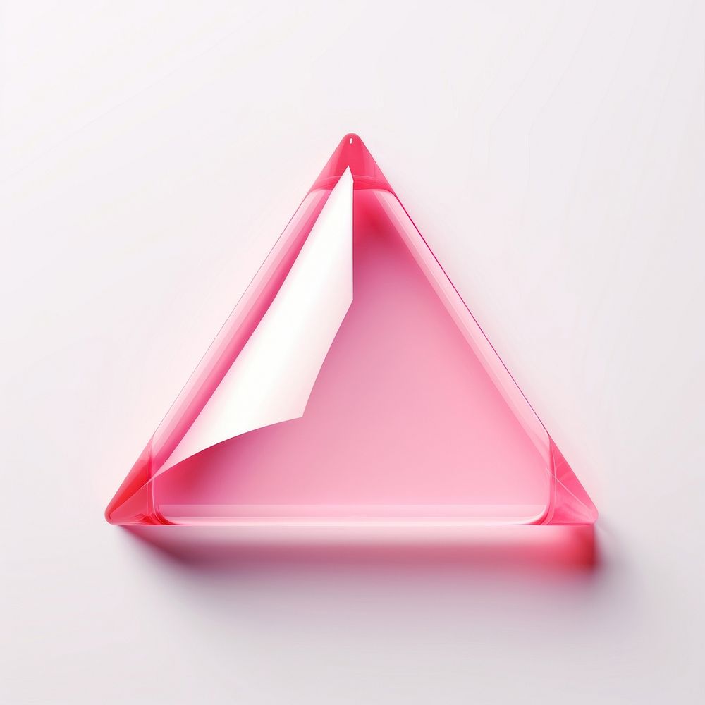 Triangle pink simplicity weaponry. AI generated Image by rawpixel.