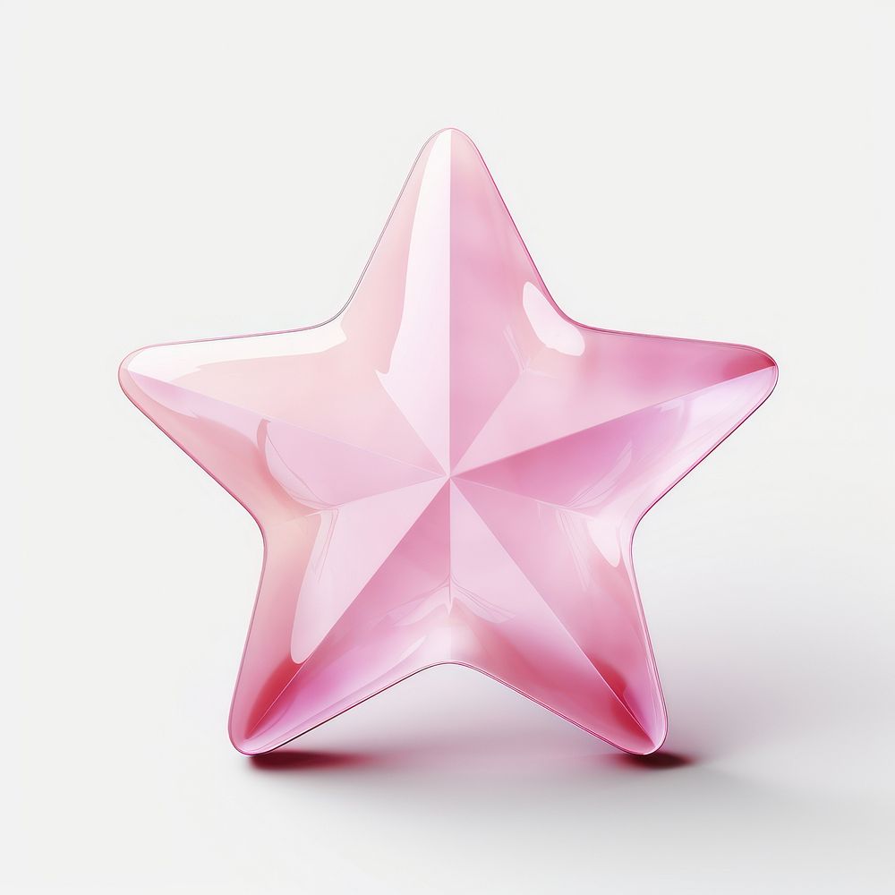 Pink star simplicity christmas. AI generated Image by rawpixel.