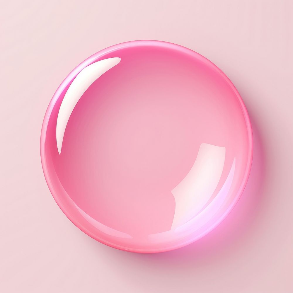 Circle sphere pink simplicity. AI generated Image by rawpixel.