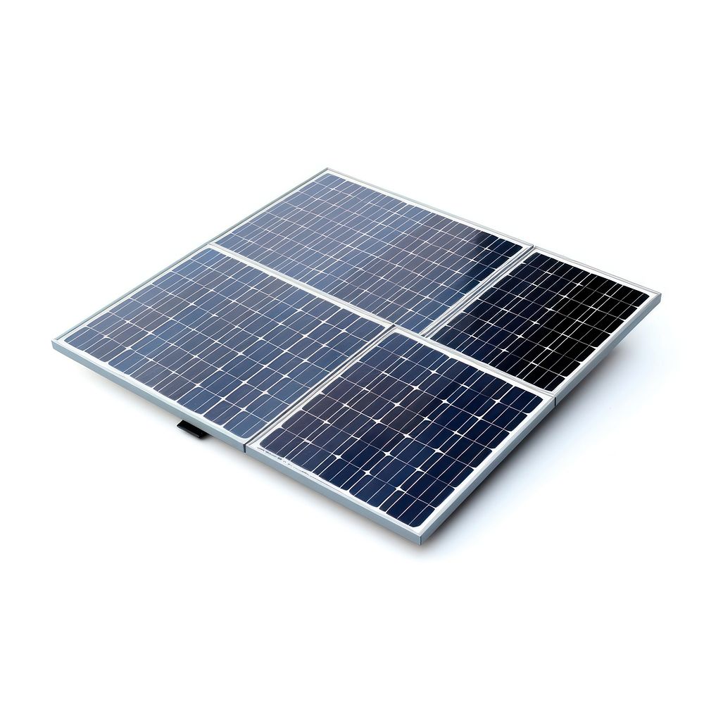 Solar panels electricity technology efficiency. AI generated Image by rawpixel.