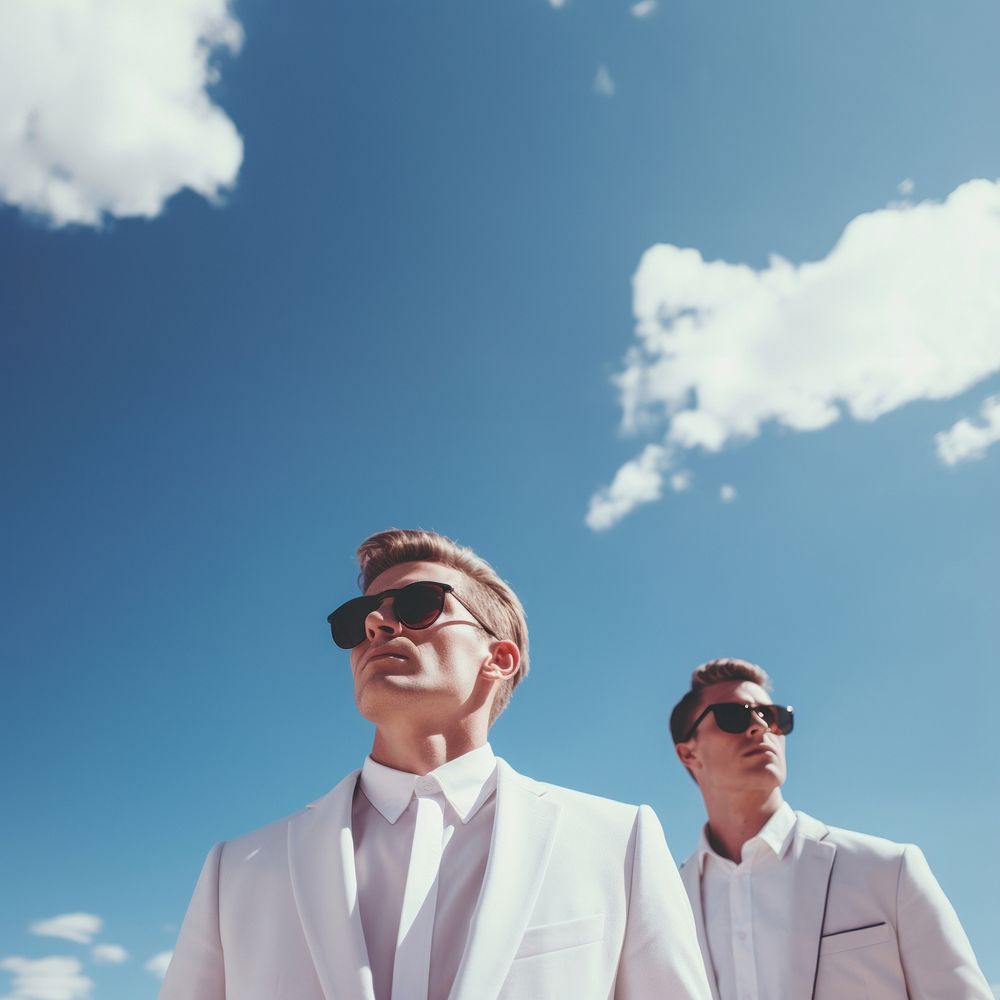 Sunglasses portrait outdoors adult. 