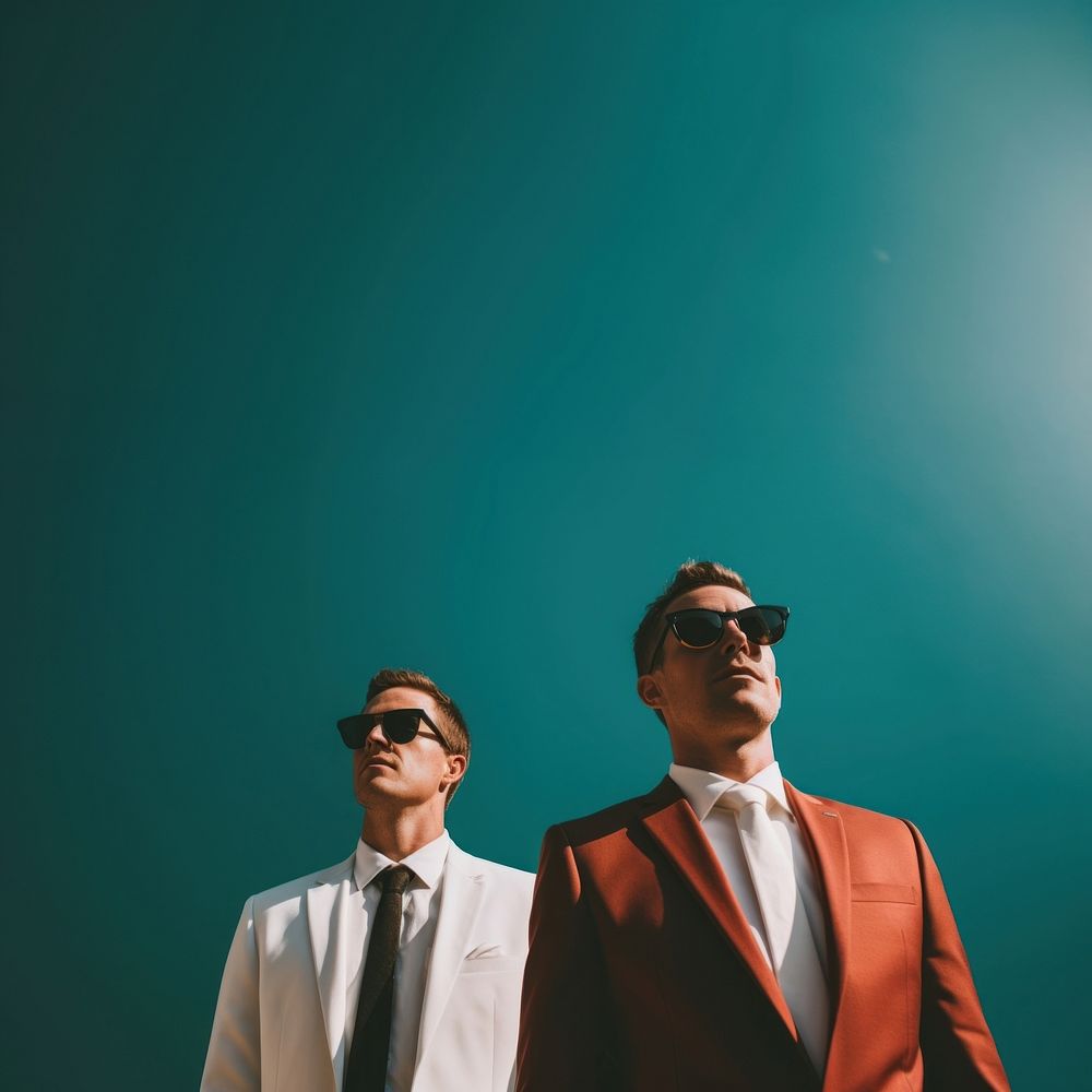 Sunglasses adult suit men. AI generated Image by rawpixel.