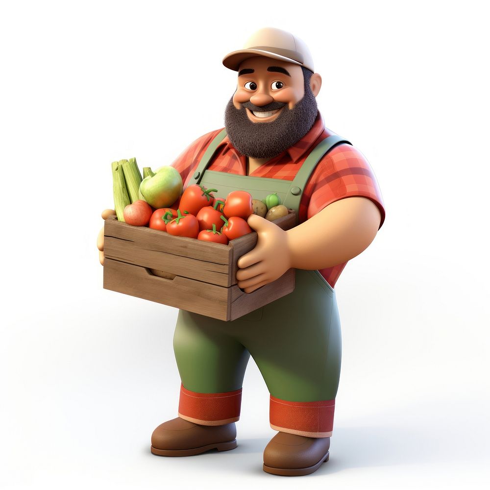 Portrait holding food box. AI generated Image by rawpixel.