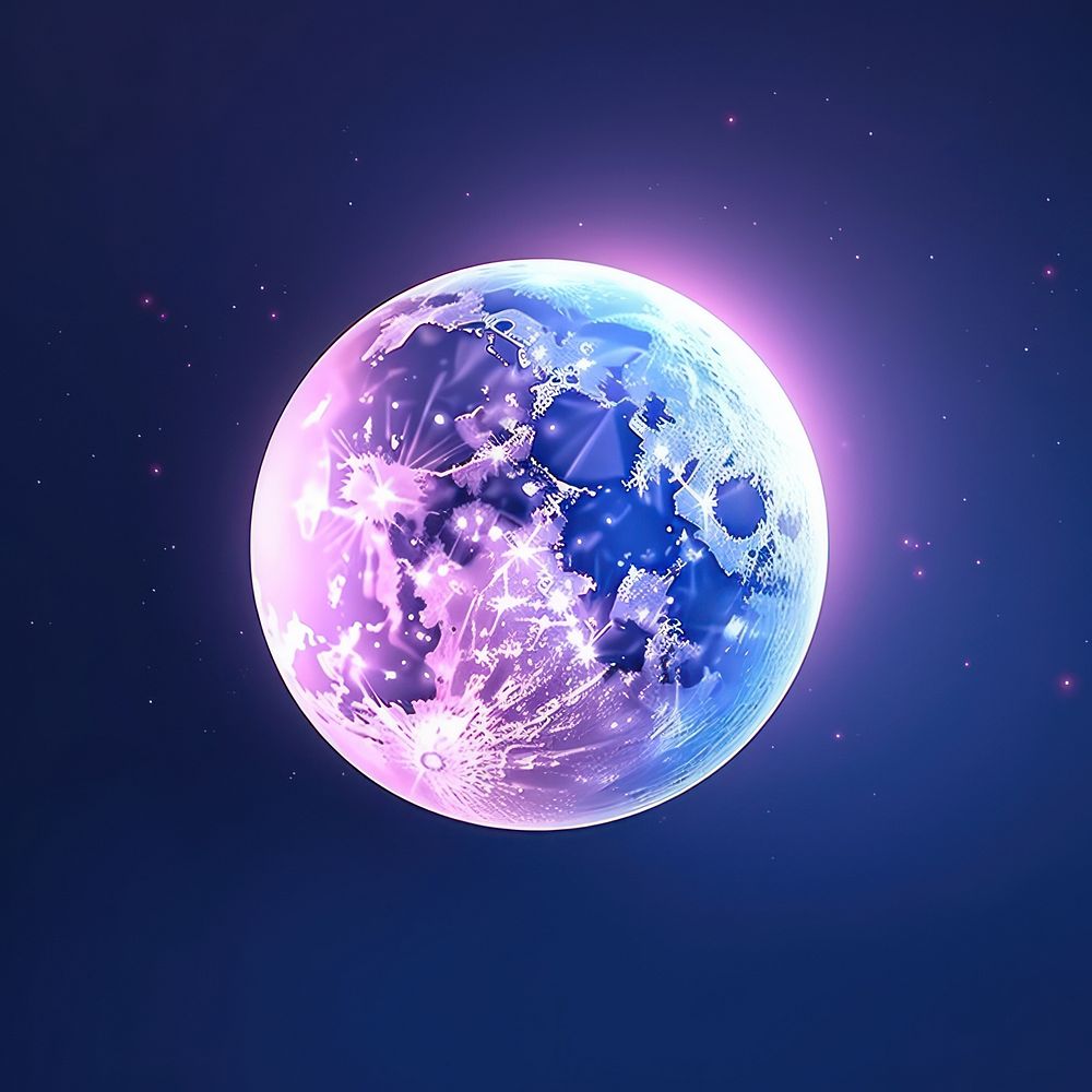 Moon astronomy universe outdoors. AI generated Image by rawpixel.