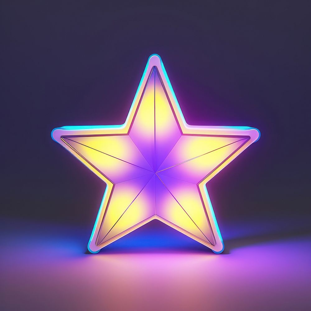 Light purple yellow symbol. AI generated Image by rawpixel.