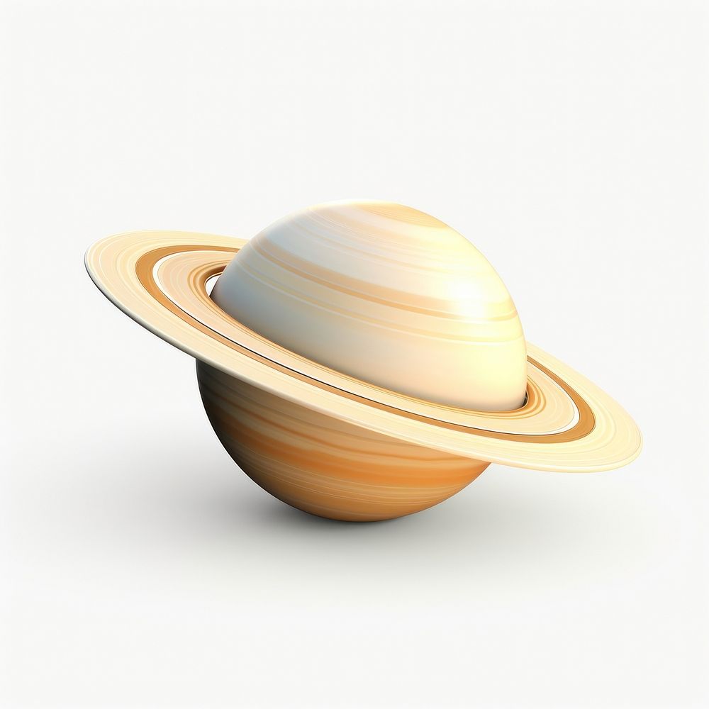 Planet space white background astronomy. AI generated Image by rawpixel.