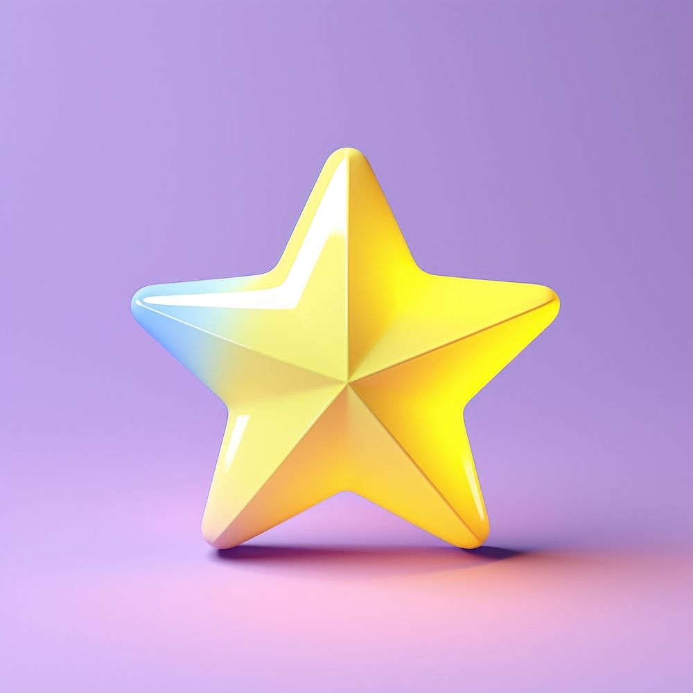 Yellow purple symbol blue. AI generated Image by rawpixel.