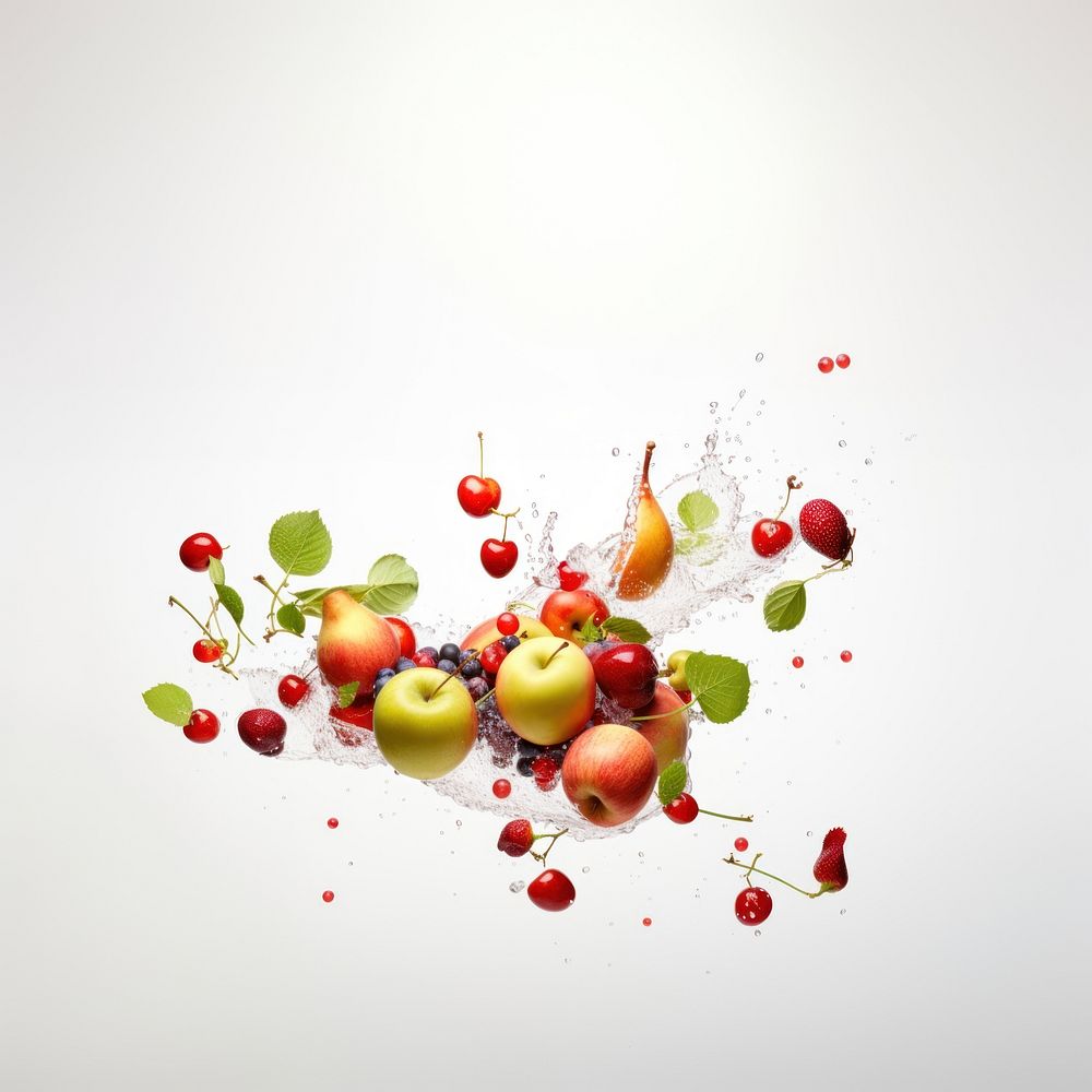 Fruit cherry apple plant. AI generated Image by rawpixel.
