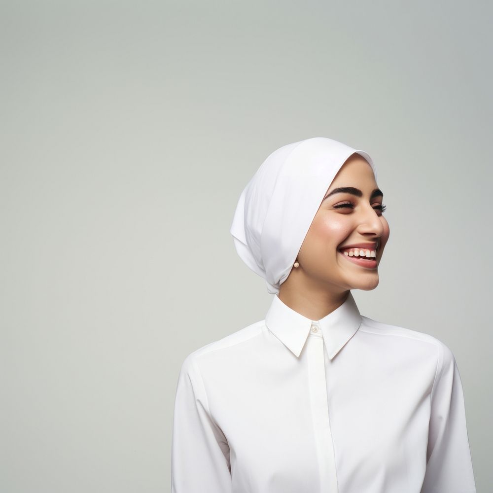 Female adult smile happy. 