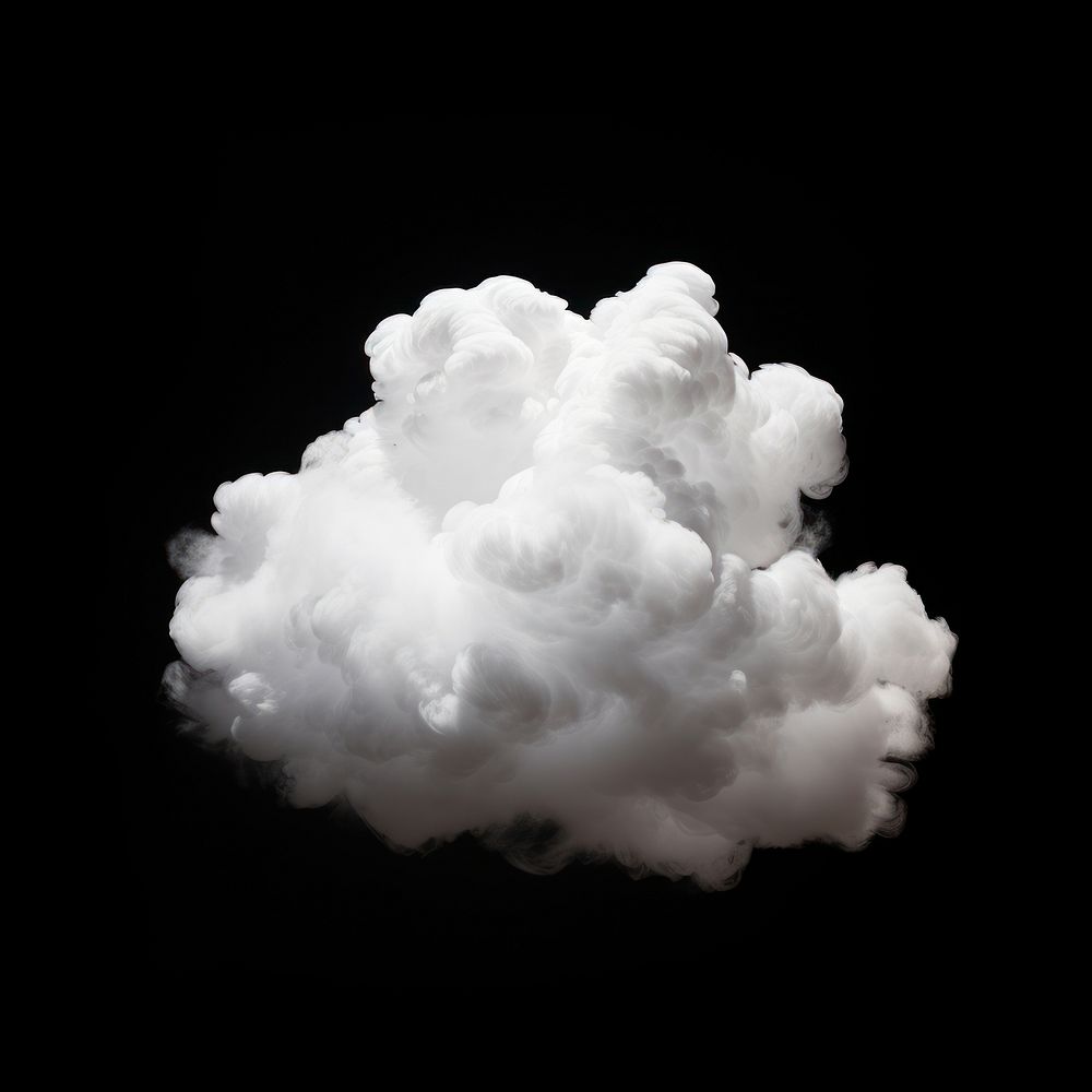 Cloud nature sky black background. AI generated Image by rawpixel.