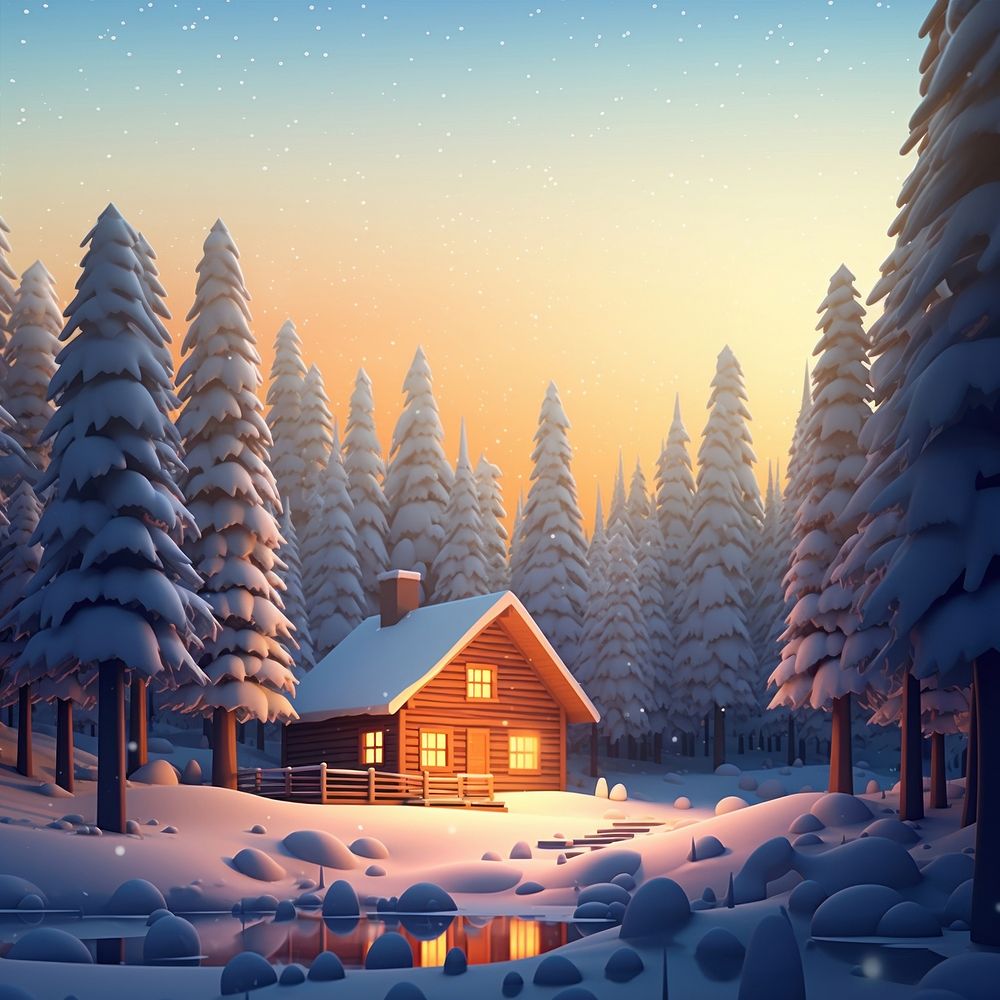 Snow architecture building outdoors. AI generated Image by rawpixel.