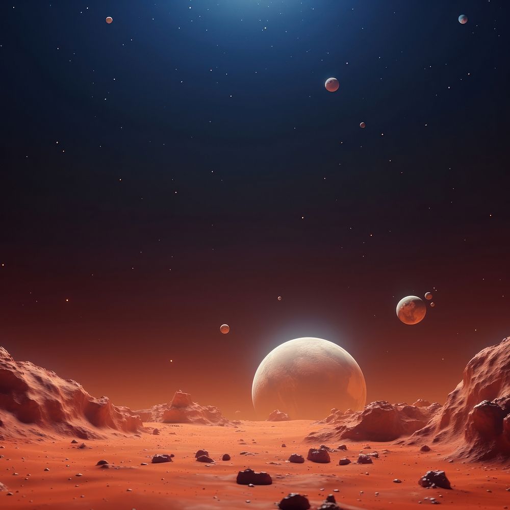 Space astronomy universe outdoors. AI generated Image by rawpixel.