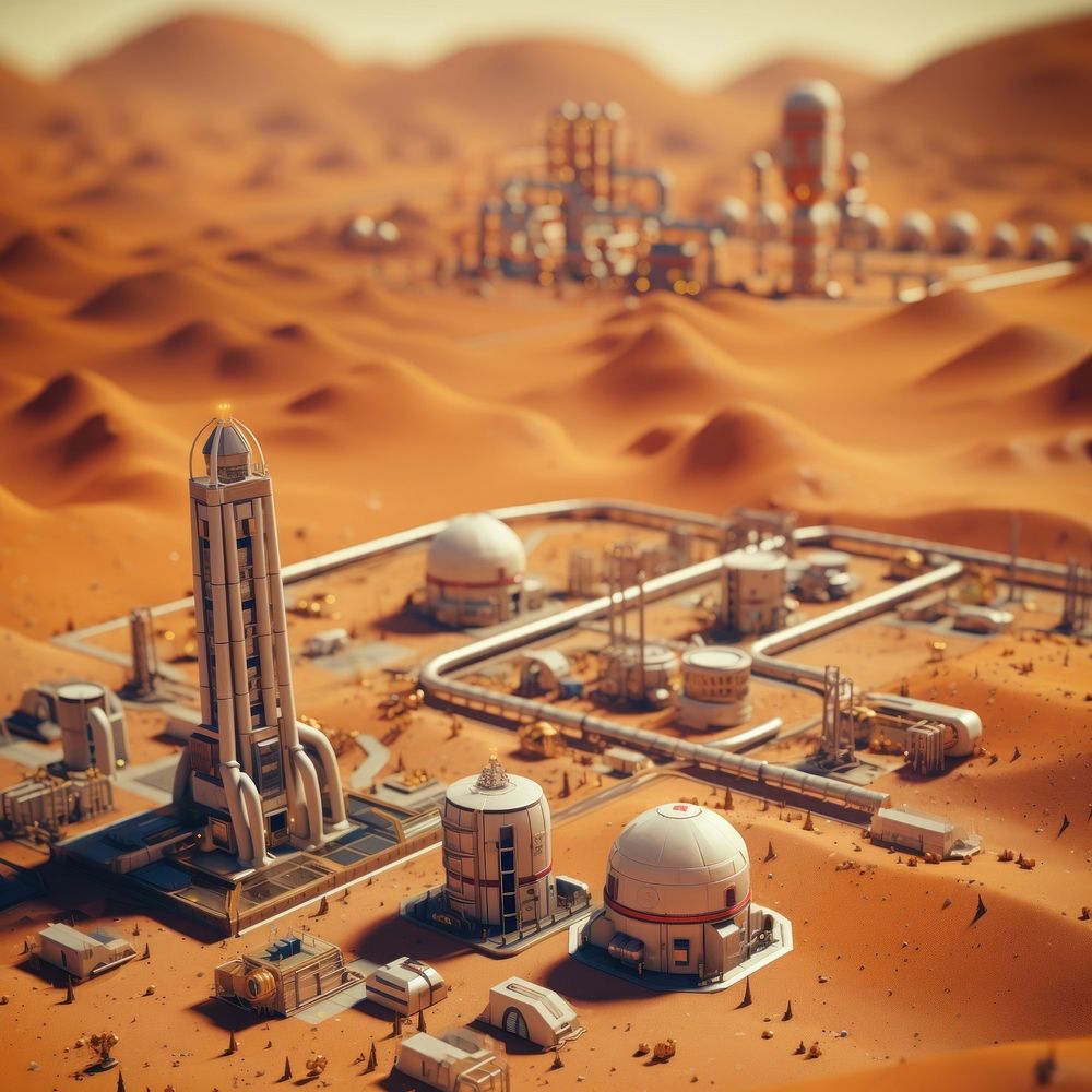 Architecture outdoors desert construction. AI generated Image by rawpixel.