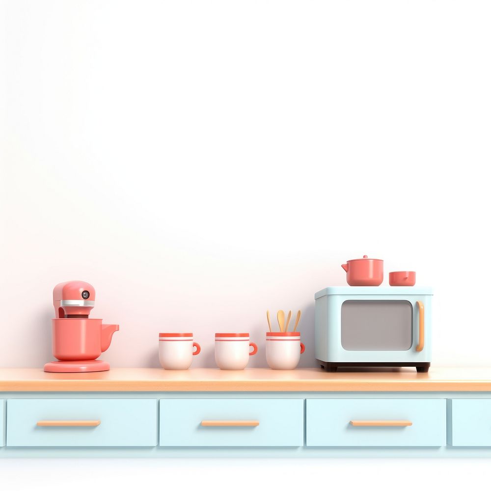 Furniture kitchen cup kitchen counter. AI generated Image by rawpixel.