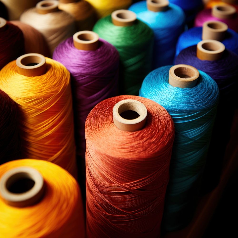 Threads craft backgrounds creativity. AI generated Image by rawpixel.