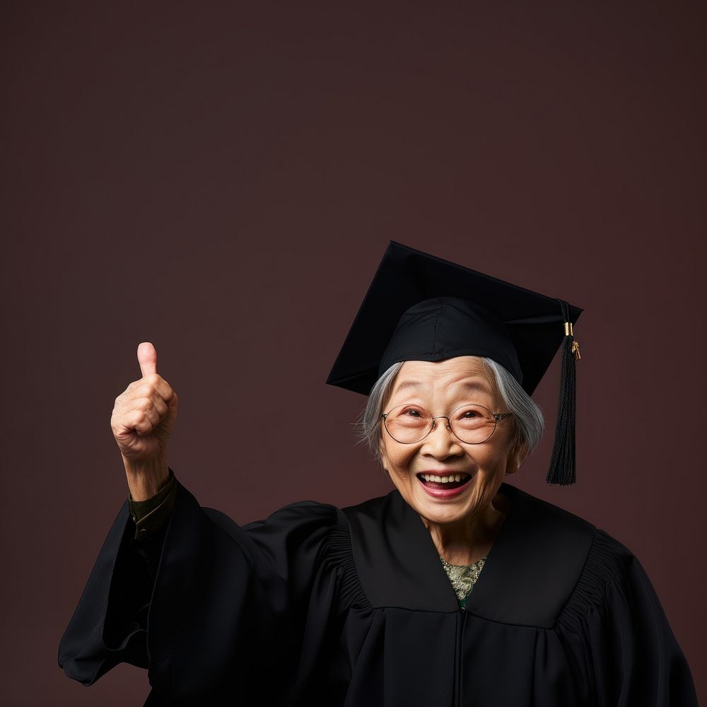 Graduation celebration female adult. AI generated Image by rawpixel.