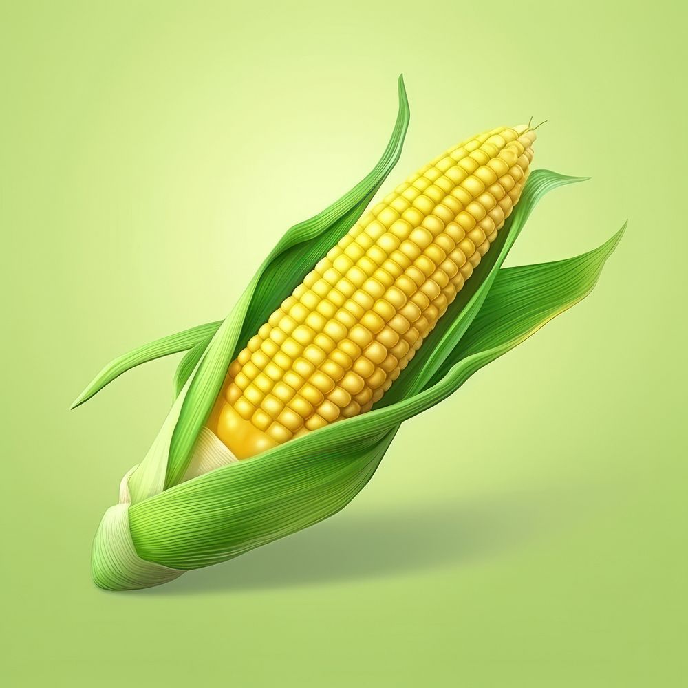 Corn plant food vegetable. 