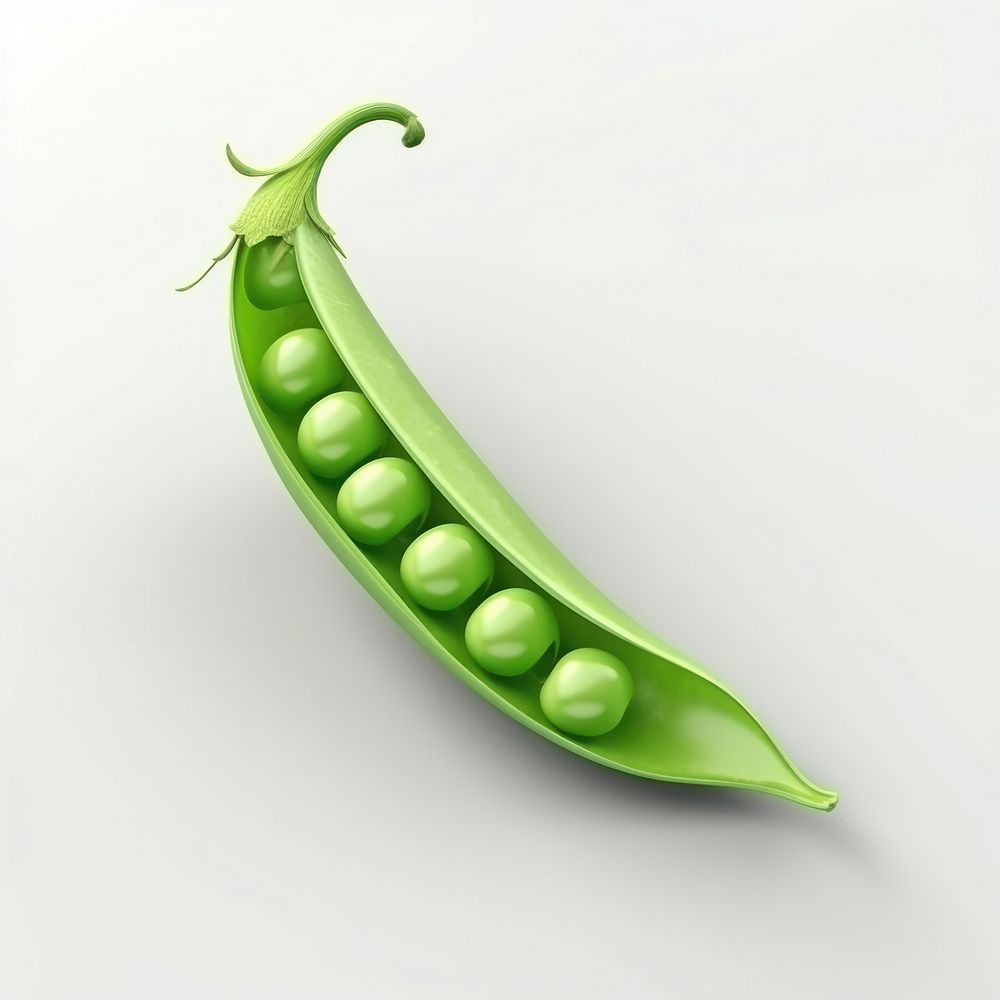 Pea vegetable plant food. AI generated Image by rawpixel.