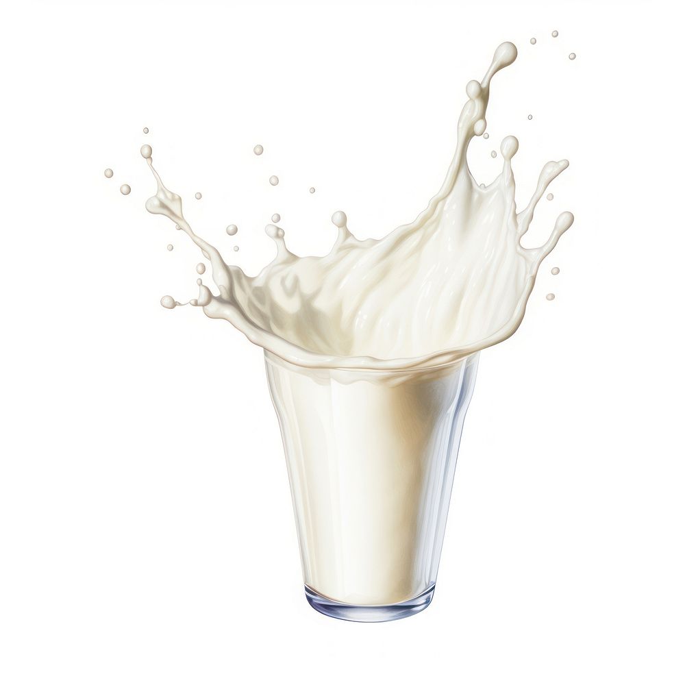 Milk dairy white background refreshment. AI generated Image by rawpixel.