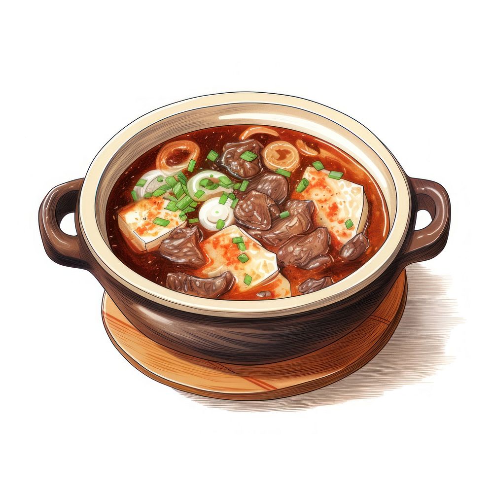 Ox Bone Soup food soup meat. AI generated Image by rawpixel.