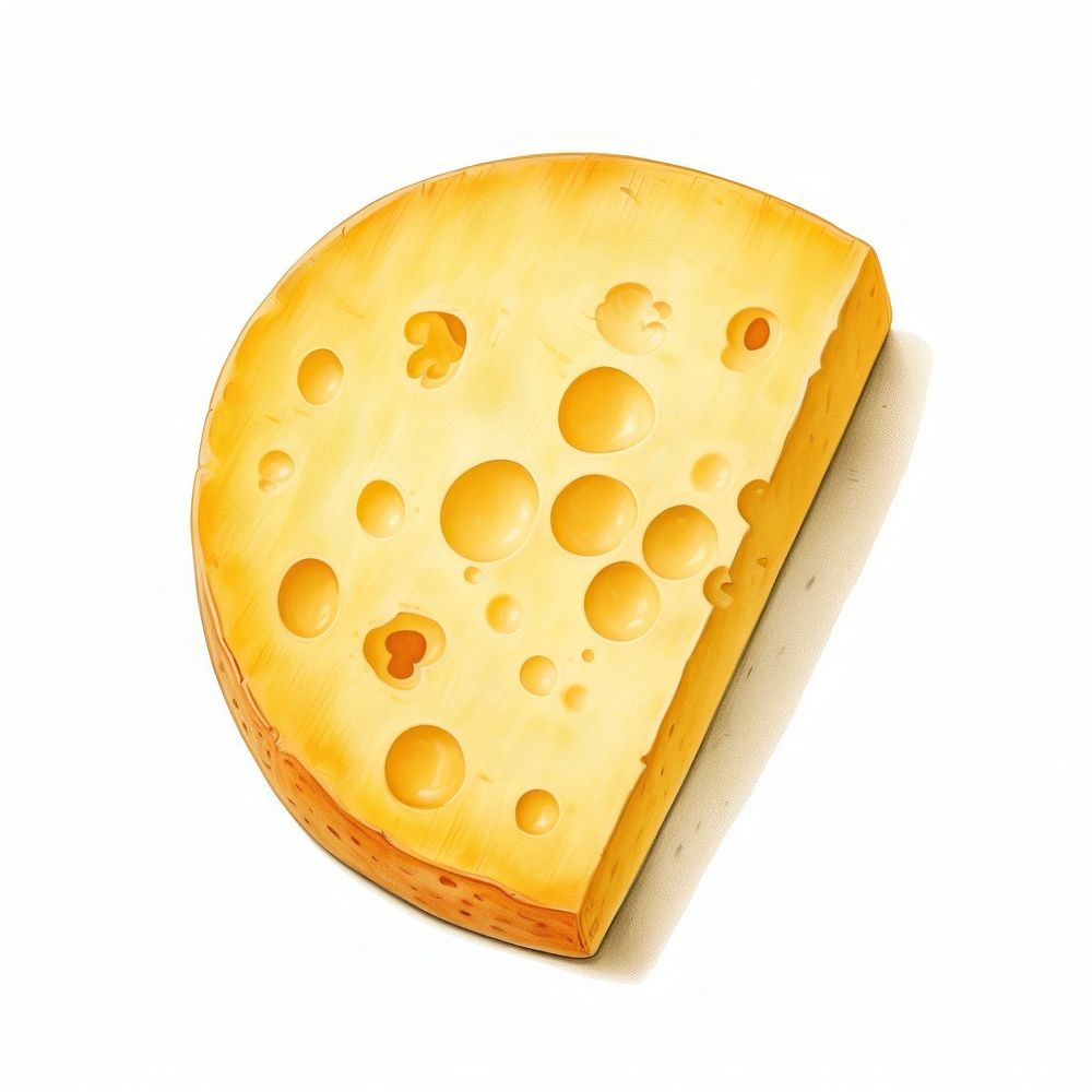 Cheese food parmigiano-reggiano white background. AI generated Image by rawpixel.